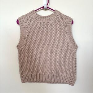H&M Knit Sweater Vest - Light Pink